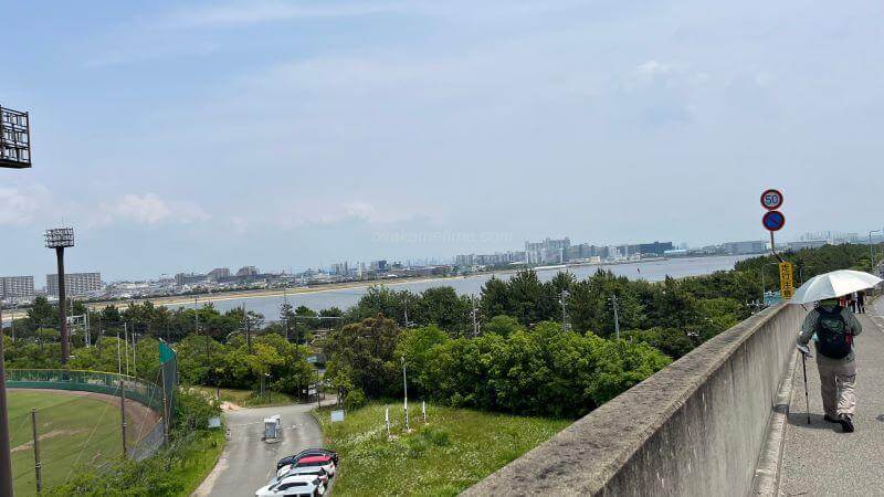 西宮港大橋からの眺め