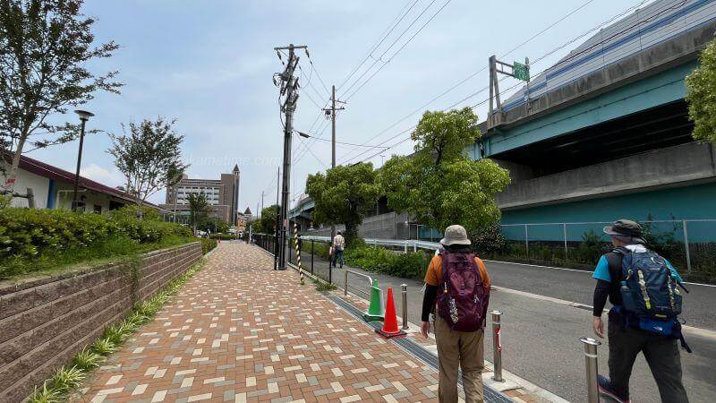 西宮浜総合公園出発後