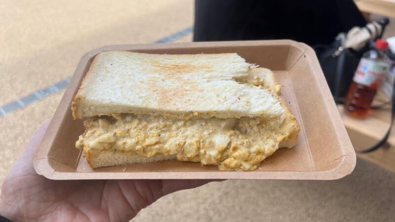 トリュフタマゴのホットサンド