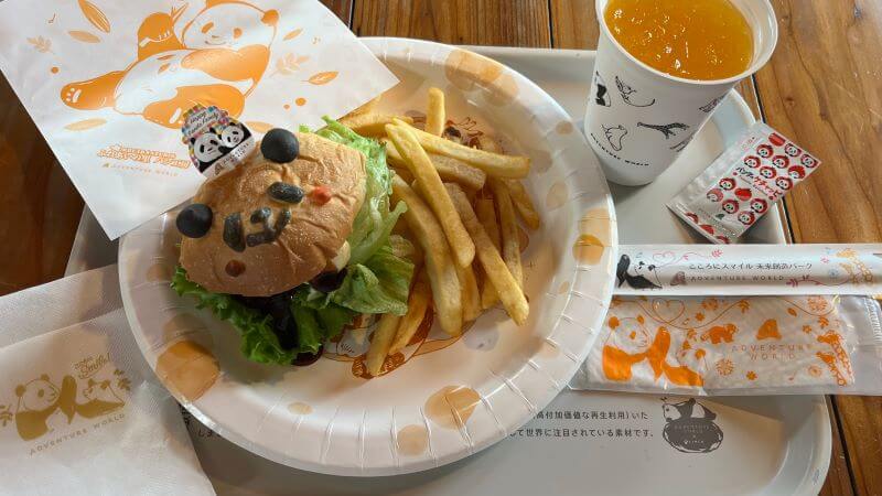 本文(バーガーセット) 
