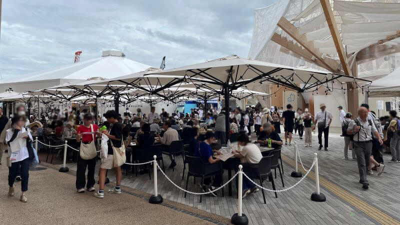 12時すぎ大阪ヘルスケア前
