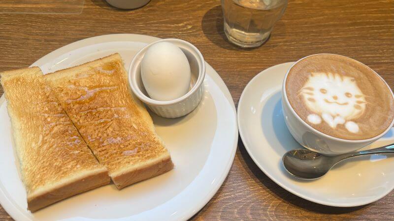 トースト＆ラテ