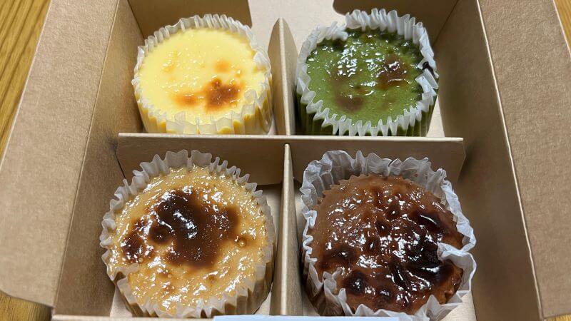 4種のチーズケーキ
