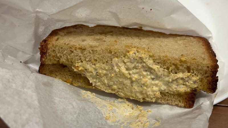 トリュフ卵サンド