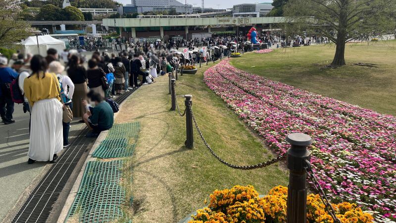 ミャクミャク待ち