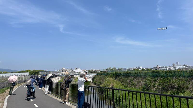 土手の様子